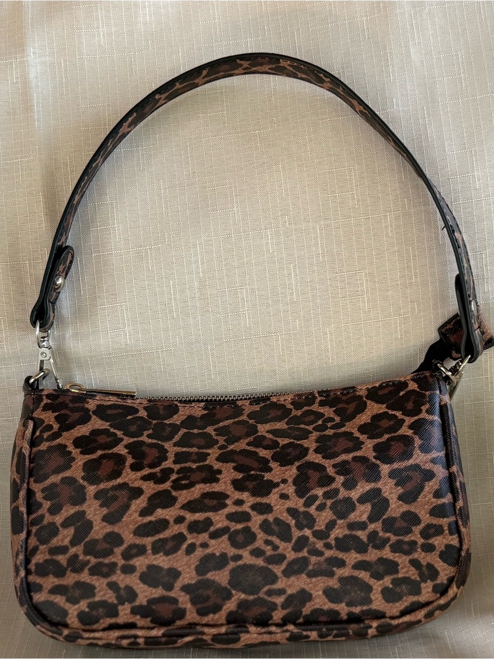 🦋 Leopard Print Shoulder Bag - Brown